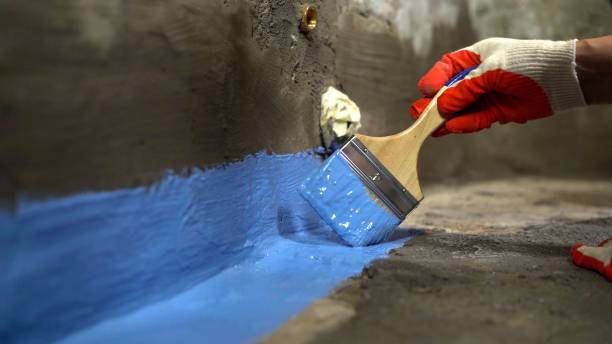Commercial Vapor Barrier Installation project at a New Haven, IN business property by SJ Waterproofing Pros